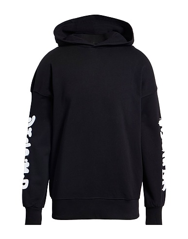 DISCLAIMER Hooded track jacket  Black 100% Cotton