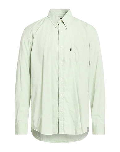 BARBOUR Checked shirt Light green 100% Cotton