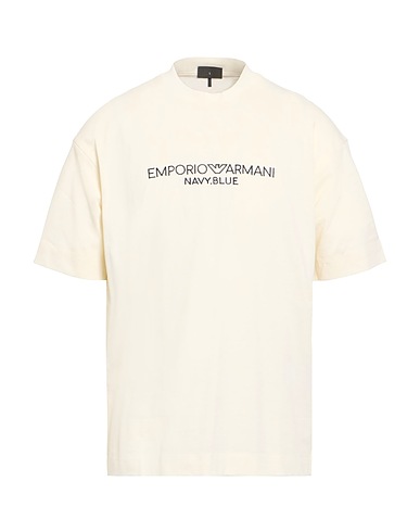 EMPORIO ARMANI T-shirt Cream 100% Cotton