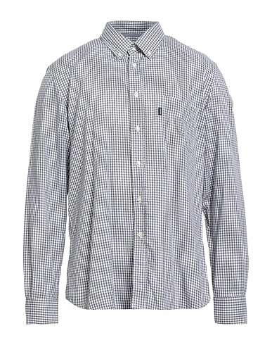 BARBOUR Checked shirt Grey 100% Cotton