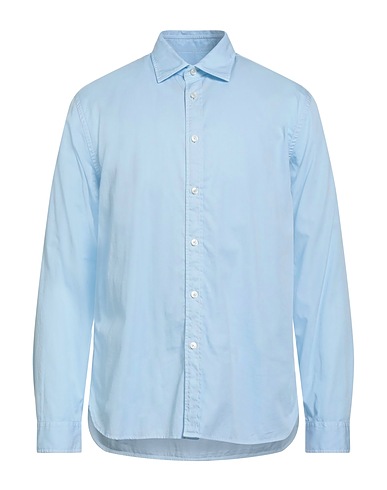 XACUS Solid colour shirt LEGACY COLLECTION Sky blue 100% Cotton