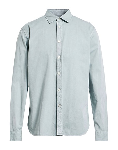 XACUS Camicia tinta unita LEGACY COLLECTION Grigio chiaro 100% Cotone