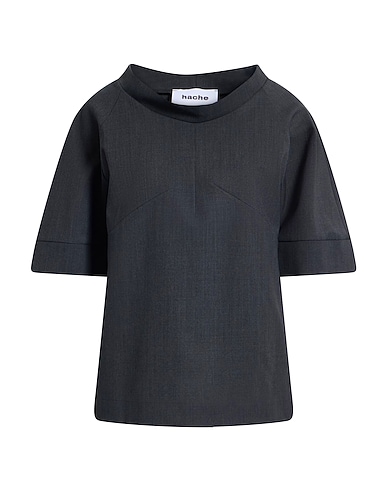 HACHE Top Gunmetal 53% Polyester, 43% Virgin Wool, 4% Elastane