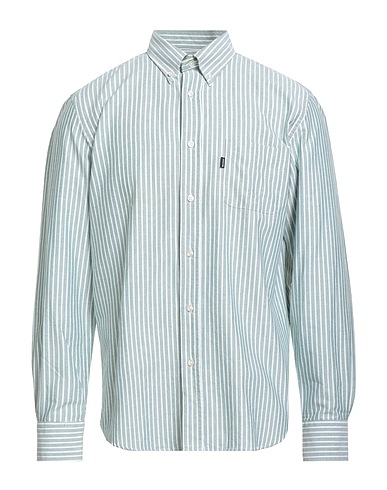 BARBOUR Striped shirt Green 100% Cotton