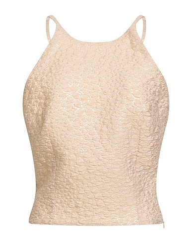 SAGE AND IVY Top Beige 68% Polyester, 25% Polyamide, 7% Metallic Polyester