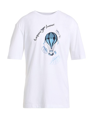 EMPORIO ARMANI T-shirt RESORT White 100% Cotton