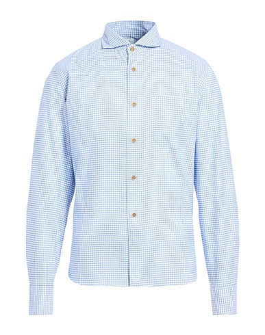 FINAMORE 1925 Kariertes Hemd 100% Baumwolle