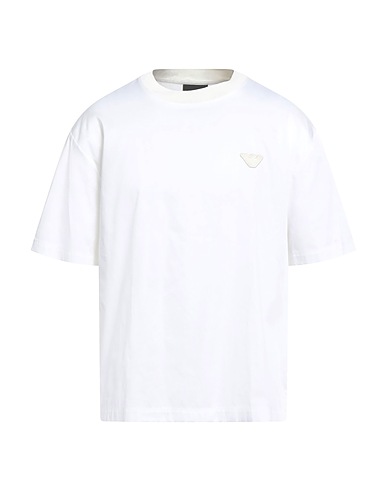 EMPORIO ARMANI Ｔシャツ ホワイト コットン 100% / レーヨン