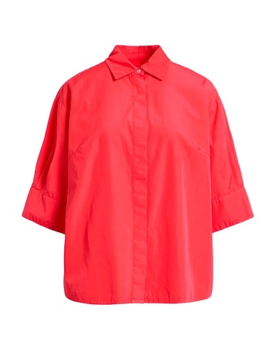 BARBA Napoli Solid color shirts & blouses Coral 100% Cotton