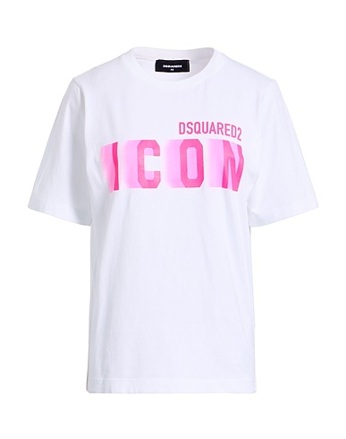 DSQUARED2 Camiseta ICON Blanco 100% Algodón