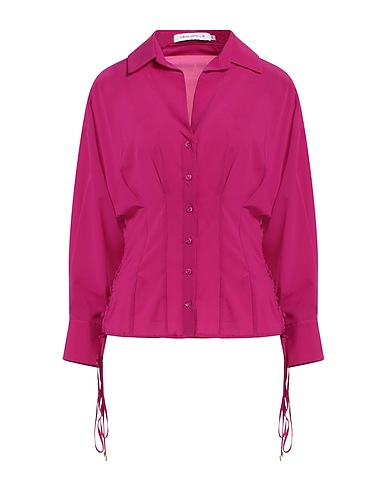 SIMONA CORSELLINI Solid colour shirts & blouses Magenta 82% Polyester, 18% Elastane