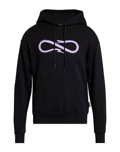 PROPAGANDA Hooded track jacket  Black 100% Cotton