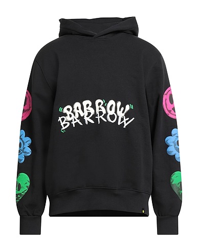 BARROW Hooded track jacket  Black 100% Cotton