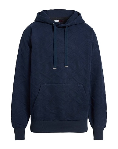 TOMMY HILFIGER Hooded sweatshirt Midnight blue 75% Polyester, 25% Cotton