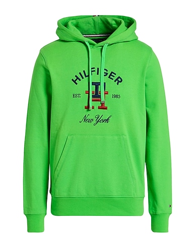 TOMMY HILFIGER Φούτερ Πράσινο λάιμ 100% Βαμβάκι