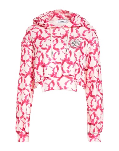 JIJIL Hooded track jacket  Fuchsia 70% Polyester, 30% Cotton
