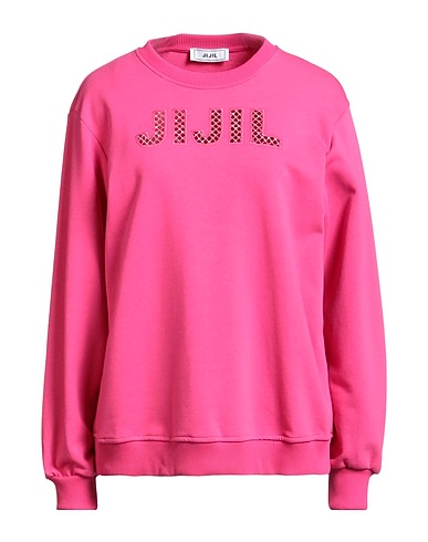 JIJIL Sweatshirt Fuchsia 85% Cotton, 15% Polyester