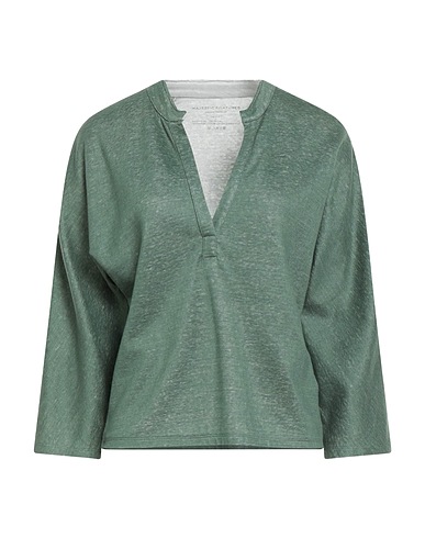 MAJESTIC FILATURES Sweatshirt Green 100% Linen