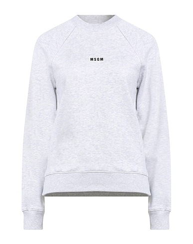 MSGM Sweatshirt Grau 100% Baumwolle