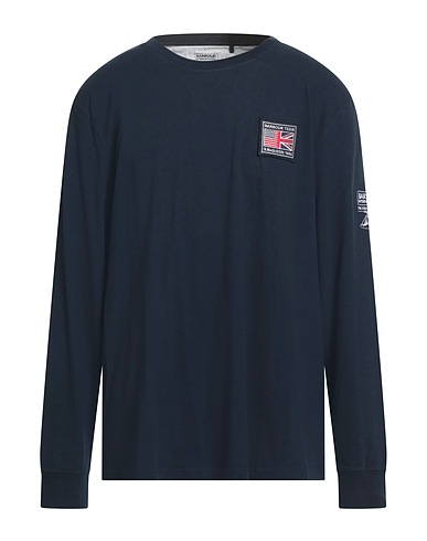 BARBOUR T-shirt THE STEVE MCQUEEN COLLECTION Midnight blue 100% Cotton