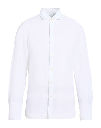 FINAMORE 1925 Linen shirt White 100% Linen