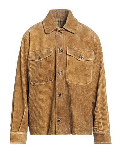 UMA WANG Solid color shirt Sand 100% Cotton