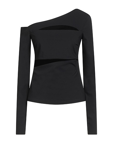 PATRIZIA PEPE 탑 블랙 73% 폴리아미드, 27% 엘라스테인