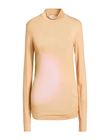 PATRIZIA PEPE T-shirt Apricot 93% Polyester, 7% Elastane