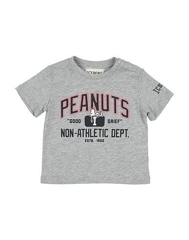 ICEBERG T-shirt Light grey 60% Cotton, 40% Polyester