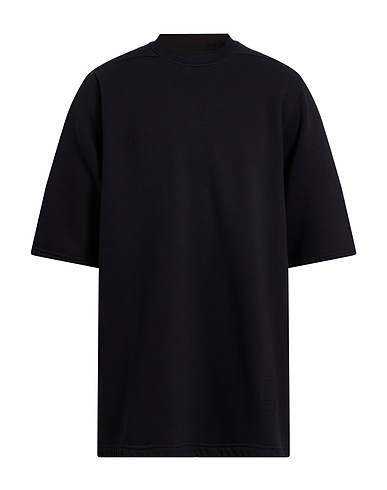 DRKSHDW by RICK OWENS Hooded track jacket  Black 100% Cotton, Polyester, Elastane