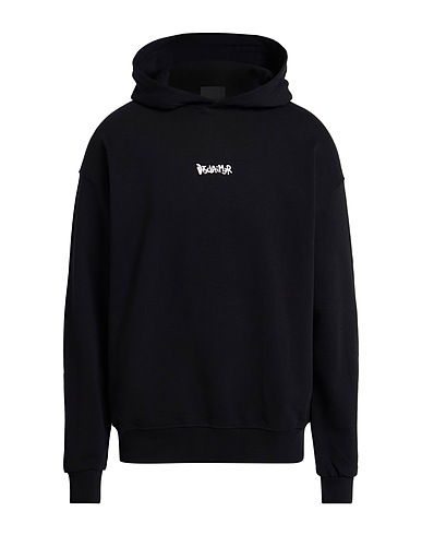 DISCLAIMER Hooded track jacket  Black 100% Cotton