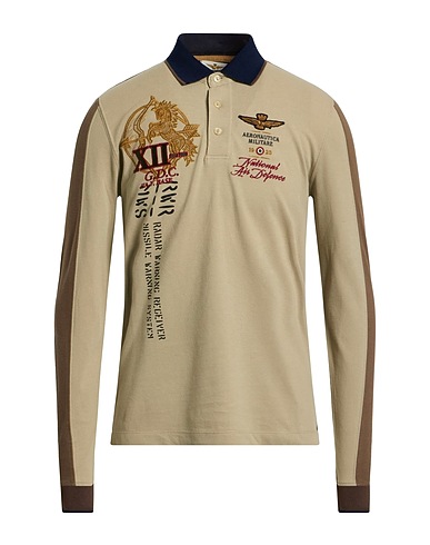 AERONAUTICA MILITARE Polo shirt Military green 100% Cotton