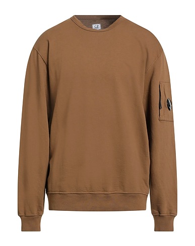 C.P. COMPANY Sweatshirt Brown 100% Cotton