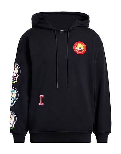 ICEBERG Hooded track jacket  LOONEY TUNES Black 100% Cotton, Polyester