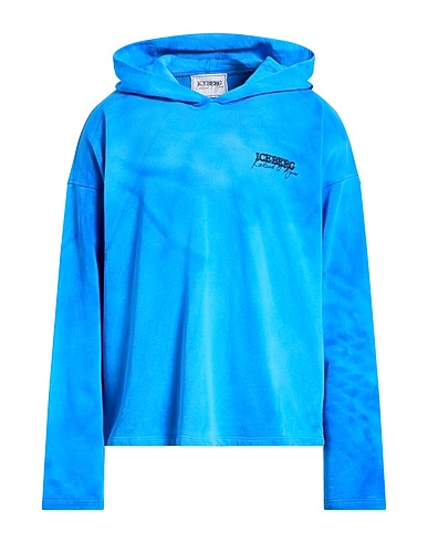 ICEBERG Hooded sweatshirt X KAILAND O. MORRIS Azure 100% Cotton