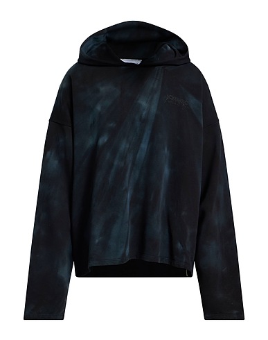 ICEBERG Hooded track jacket  X KAILAND O. MORRIS Black 100% Cotton