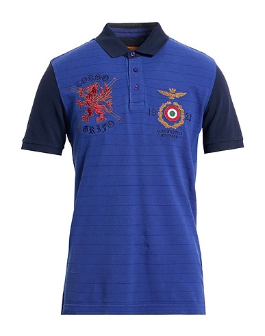 AERONAUTICA MILITARE Polo shirt Blue 100% Cotton
