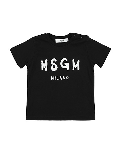 MSGM T-shirt KIDS Nero 100% Cotone