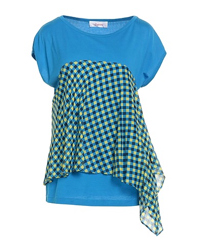 JUCCA T-shirt Azure 100% Cotton