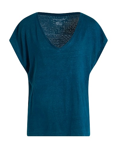 MAJESTIC FILATURES Basic T-shirt 94% Linen, 6% Elastane