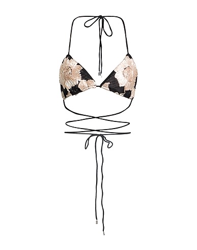 ROTATE BIRGER CHRISTENSEN Top Black 95% Recycled polyester, 5% Elastane