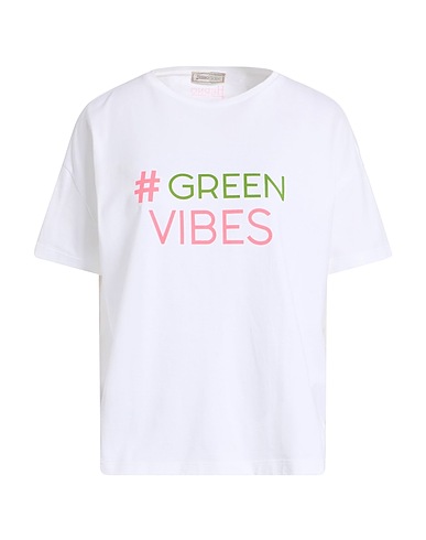 HERNO T-shirt GLOBE
 White 100% Cotton