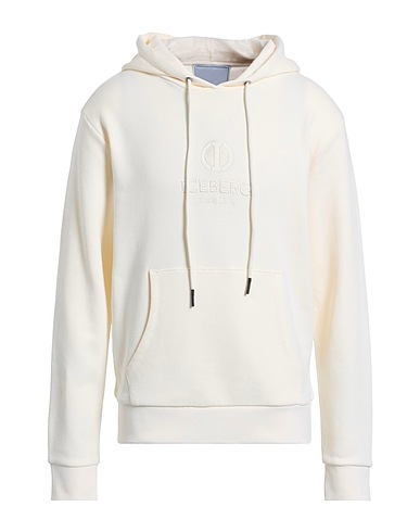 ICEBERG Hooded track jacket  Cream 100% Cotton