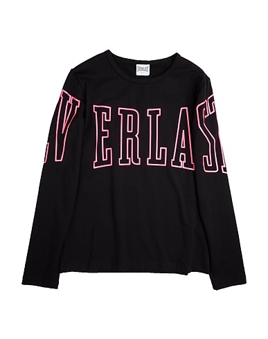 EVERLAST T-shirt Μαύρο 90% Βαμβάκι, 10% Lycra®