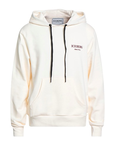 ICEBERG Hooded track jacket  Cream 100% Cotton