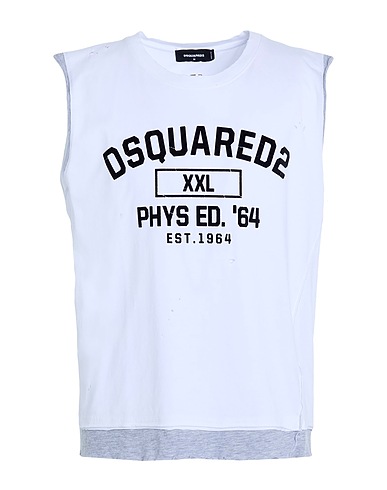 DSQUARED2 T-shirt White 100% Cotton, Viscose