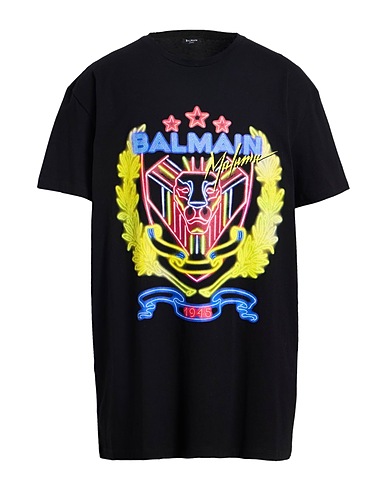 BALMAIN T-shirt Black 100% Cotton