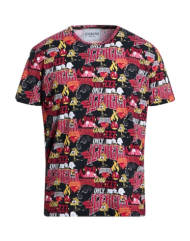ICEBERG T-shirt Black 100% Cotton