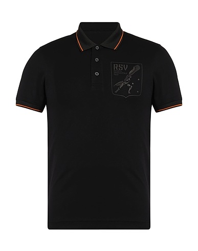 AERONAUTICA MILITARE Polo Nero 100% Poliestere