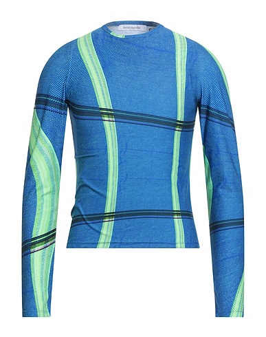BIANCA SAUNDERS T-shirt Azure 95% Polyester, 5% Elastane